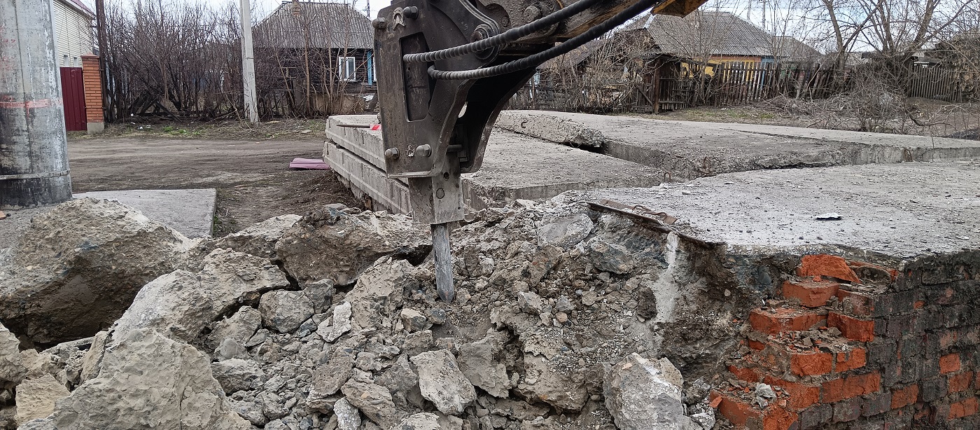 Услуги и заказ гидромолотов для демонтажных работ в Забайкальском крае