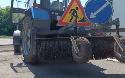 Услуги дорожной щетки на базе МТЗ - Петровск-Забайкальский, заказать или взять в аренду