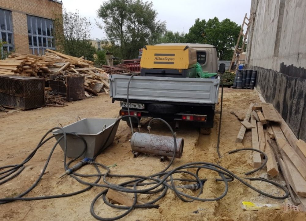 Компрессор Прокат компрессора Atlas Copco 287Cd с отбойными молотками взять в аренду, заказать, цены, услуги - Чита
