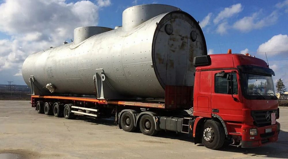 Перевозка негабаритных емкостей и цистерн на трале стоимость услуг и где заказать - Хилок