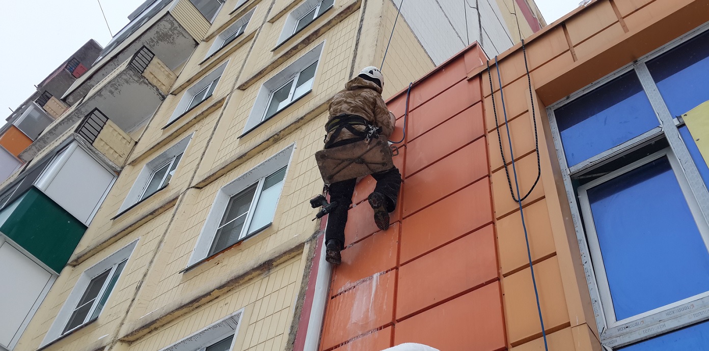 Услуги промышленных альпинистов для высотных работ в Краснокаменске