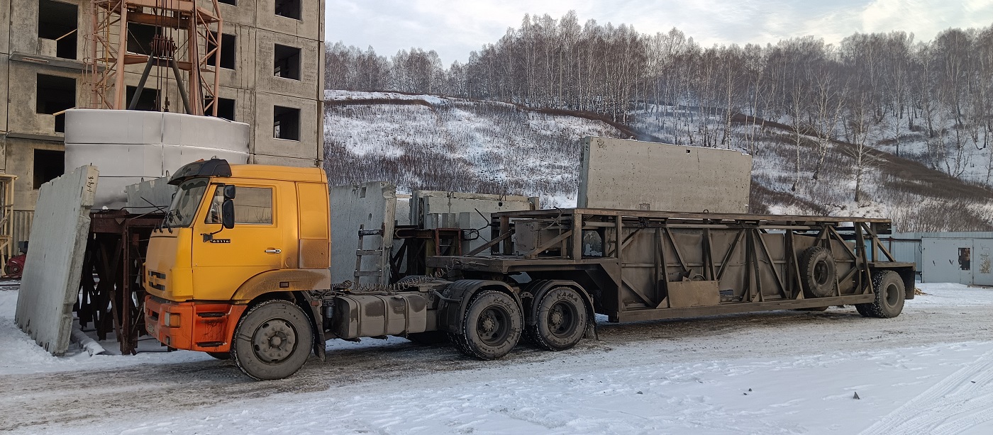 Аренда и услуги панелевозов для перевозки ЖБИ изделий в Забайкальском крае