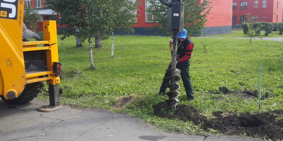 Услуги по бурению грунта под столбы и фундамент в Хилке